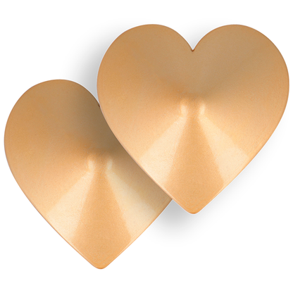 COQUETTE CHIC DESIRE - COBERTURA DE PEZONES CORAZONES DE ORO