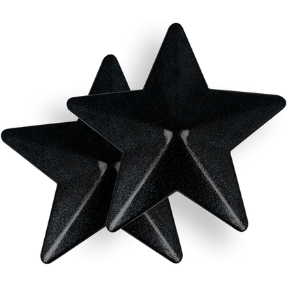COQUETTE CHIC DESIRE - BLACK STARS TOE COVERS