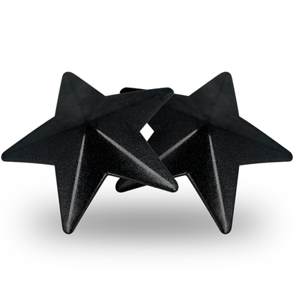 COQUETTE CHIC DESIRE - BLACK STARS TOE COVERS