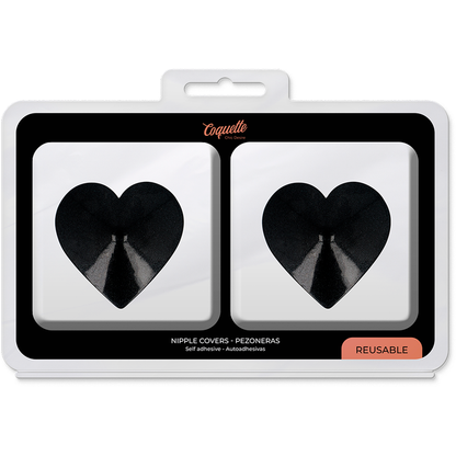 COQUETTE CHIC DESIRE - BLACK HEARTS NOZZLE COVERS