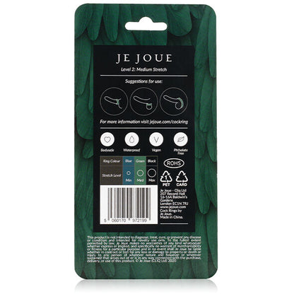 JE JOUE - MEDIUM CHOKE GREEN SILICONE RING