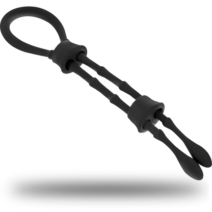 OHMAMA FETISH - SILICONE CORD-COCK AND TESTICLE RING