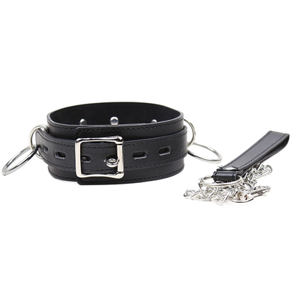 OHMAMA FETISH - SUBMISSION COLLAR WITH 3 RINGS