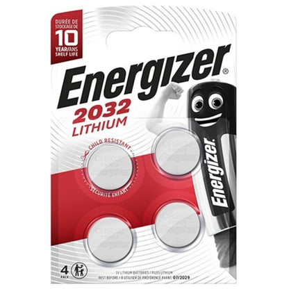 ENERGIZER - CR2032 3V LITHIUM BATTERY 4 UNIT