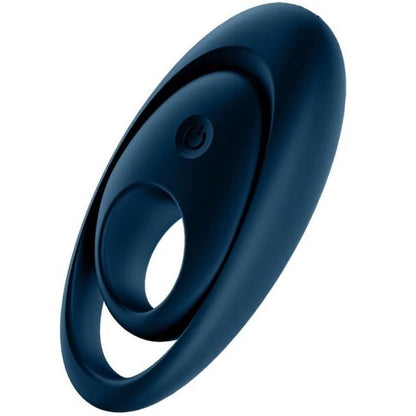 SATISFYER - GLORIOUS DUO BLUE VIBRATING RING