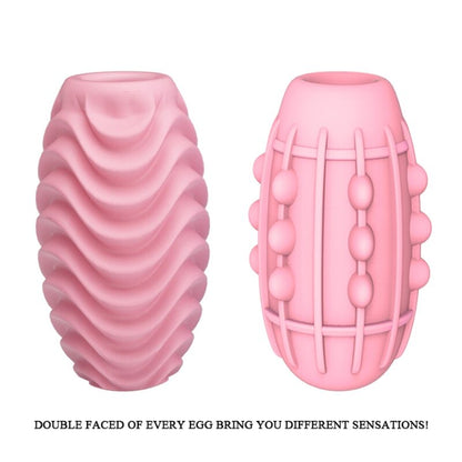PRETTY LOVE - HUEVO MASTURBADOR ROSA DOBLE CARA