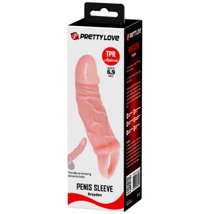 BAILE - PENIS EXTENSION SHEATH WITH TESTICLE WING 13.5 CM