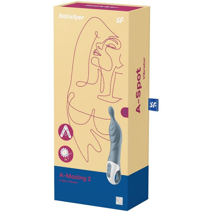 SATISFYER - AMAZING 2 ASPOT VIBRATOR GRAY