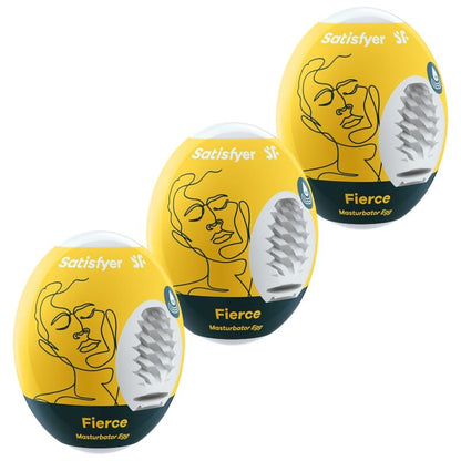 SATISFYER - 3 FIERCE MASTURBATING EGGS