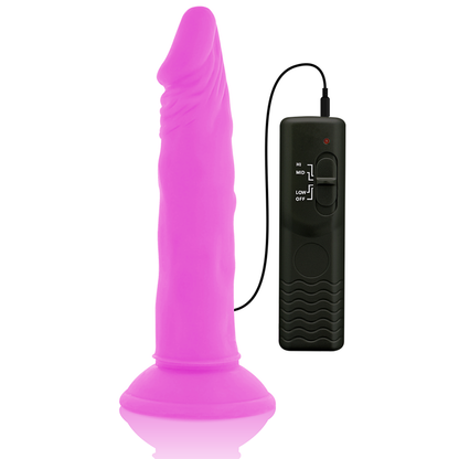 DIVERSIA - FLEXIBLE PURPLE VIBRATING PLUSH 23 CM -O- 4.3 CM