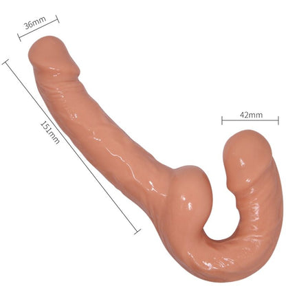 FIESTA - DILDO DE ARNESES ULTRA APASIONADO CON ARNÉS SIN SOPORTE