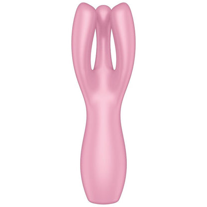 SATISFYER - VIBRADOR THREESOME 3 ROSA