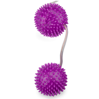 BAILE - PURPLE TEXTURED BALLS DEEP PLEASURE 3.60 CM