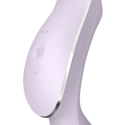 SATISFYER CURVY TRINITY 2 STIMULATOR AND VIBRATOR - MORADO