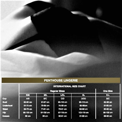PENTHOUSE - CATCH ME BRAGUITAS NEGRO S/M