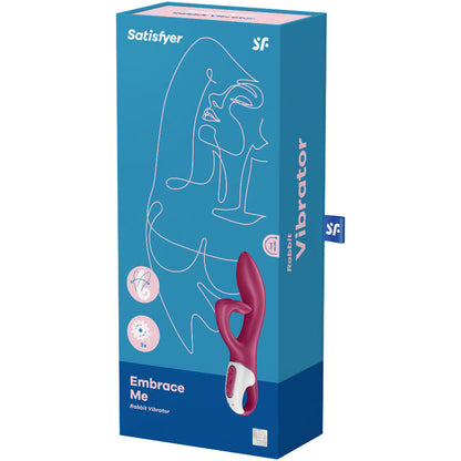 SATISFYER - EMBRACE ME VIBRATOR PUNTO G ROJO