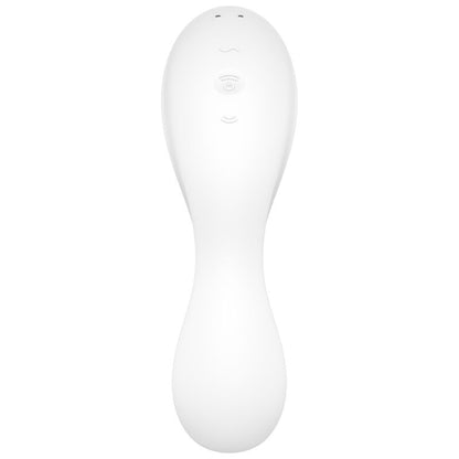 SATISFYER CURVY TRINITY 5 ESTIMULADOR Y VIBRADOR APP - AZUL