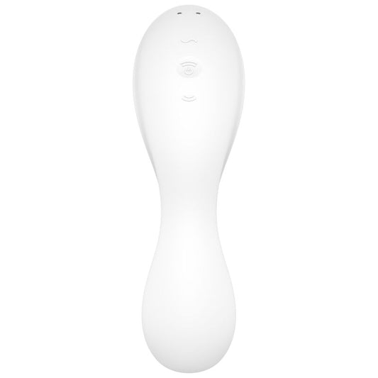SATISFYER CURVY TRINITY 5 ESTIMULADOR Y VIBRADOR APP - AZUL