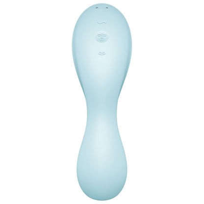 SATISFYER CURVY TRINITY 5 ESTIMULADOR Y VIBRADOR APP - AZUL