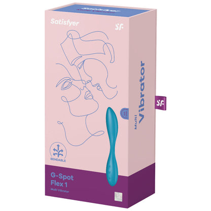 SATISFYER - MULTI VIBRATOR G-SPOT FLEX 1 BLUE