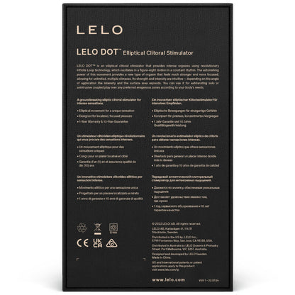 LELO - DOT CLITORAL STIMULATOR - AQUA