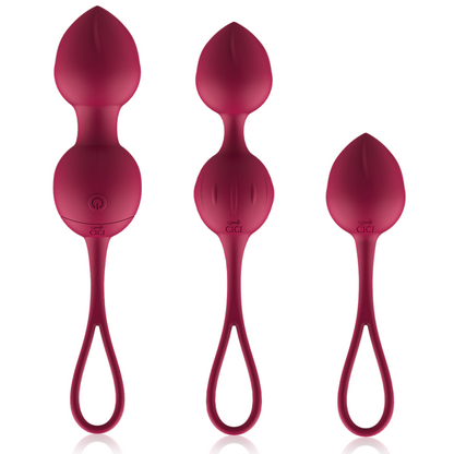CICI BEAUTY - PREMIUM SILICONE REMOTE CONTROL 3 VIBRANT KEGEL BEADS