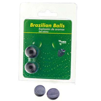 TALOKA - 2 BRAZILIAN BALLS INTIMATE GEL BERRIES