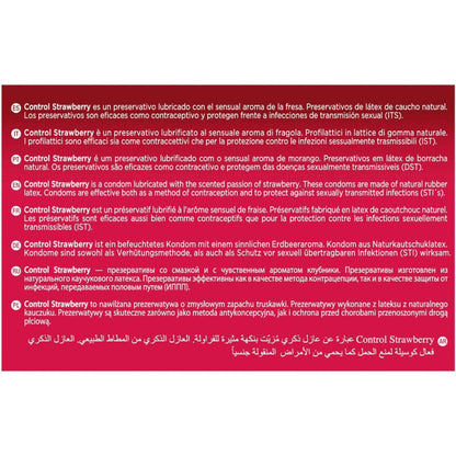 CONTROL - CONDOMS ADAPT STRAWBERRY 144 UNITS