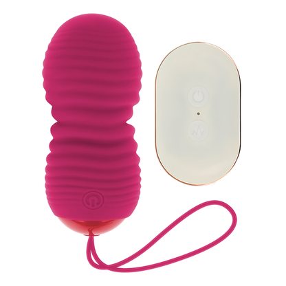 OHMAMA - HUEVO DE CONTROL REMOTO 7 MODOS ARRIBA Y ABAJO ROSA
