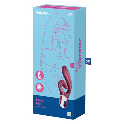 SATISFYER - LOVE ME RABBIT VIBRAO BLUE