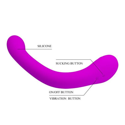 PRETTY LOVE - ALEX VIBRADOR Y CHUPADOR DE CLÍTORIS VIOLETA