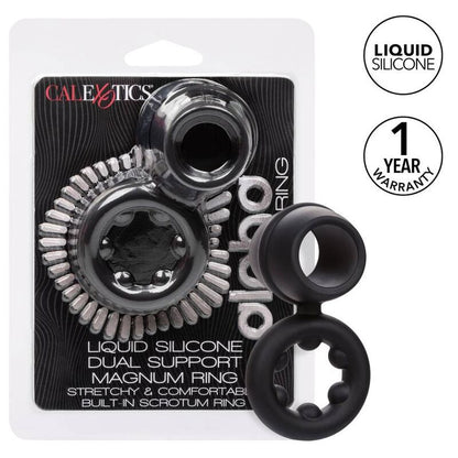 CALEXOTICS - ALPHA DUAL MAGNUM BLACK RING
