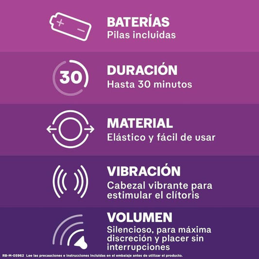DUREX - ANEL PARA PÉNIS VIBRANTE INTENSO DIABLILLO