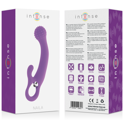 INTENSE - NAILA VIBRANTE SILICONA LILA