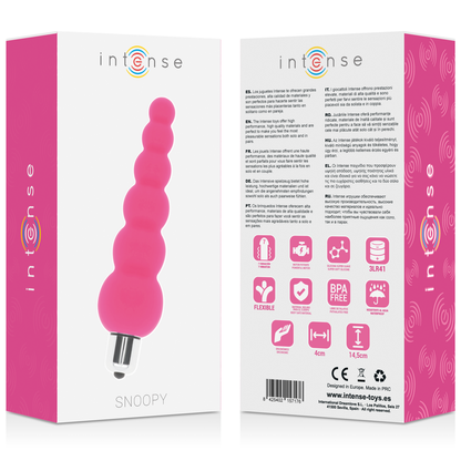 INTENSE - SNOOPY 7 VELOCIDADES SILICONA ROSA