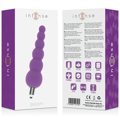 INTENSE - SNOOPY 7 VELOCIDADES SILICONA LILA