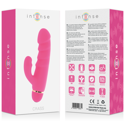 INTENSE - CRASS 20 VELOCIDADES SILICONA ROSA