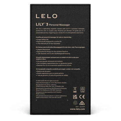 LELO - LILY 3 PERSONAL MASSAGER - WATER GREEN