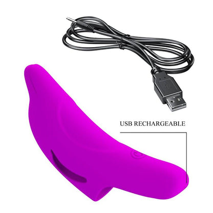 PRETTY LOVE - POWERFUL PURPLE DELPHINI FINGER STIMULATOR
