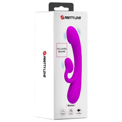 PRETTY LOVE - SINCERE VIBRATOR AND PURPLE SILICONE CLITORAL SENSOR