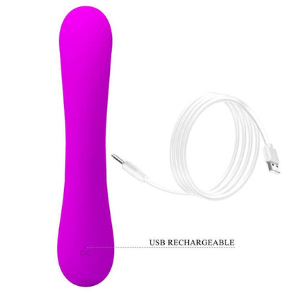 PRETTY LOVE - SINCERE VIBRATOR AND PURPLE SILICONE CLITORAL SENSOR