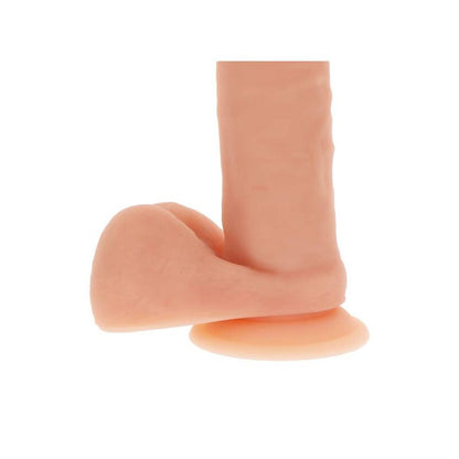 GET REAL - DILDO DE SILICONA 20,5 CM CON BOLAS COLOR PIEL