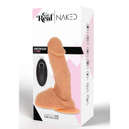 GET REAL - VIBRATING SILICONE DILDO SKIN