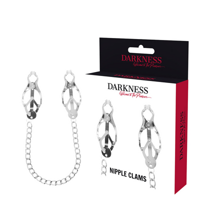 DARKNESS - METAL CLIP WITH CHAIN