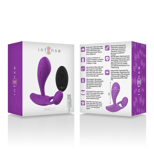 INTENSE - SHELLY PURPLE REMOTE CONTROL ANAL PLUG