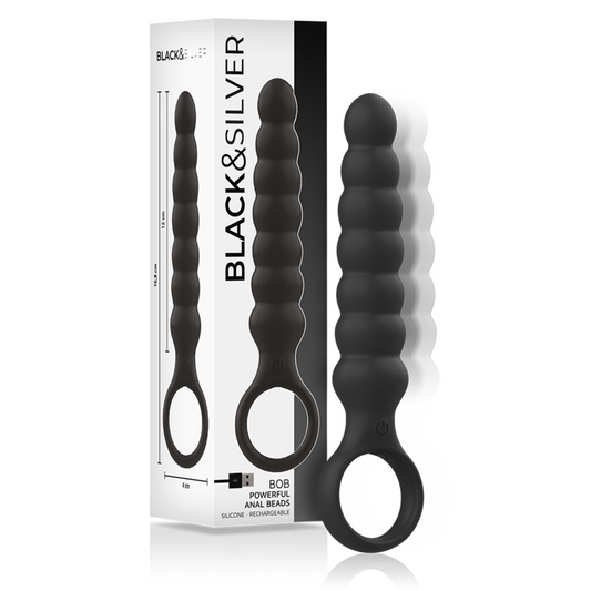 BLACK&SILVER - DILATADOR ANAL DE SILICONA BOB PODEROSO