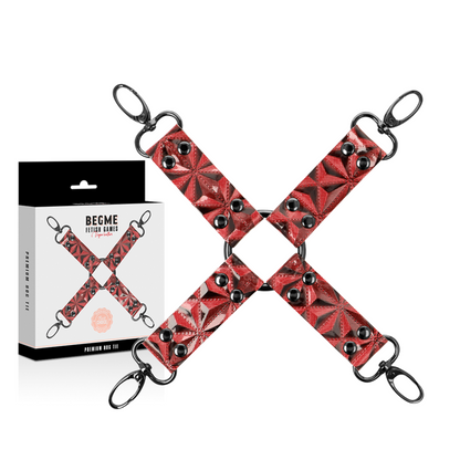 BEGME - PREMIUM RED EDITION VEGAN LEATHER PIG TIE