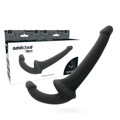 ADDICTED TOYS - DILDO CON VENAS SIN SUJETO NEGRO