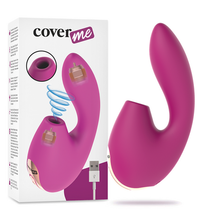 COVERME - CLITORAL SUCTION AND POWERFUL G-SPOT RUSH VIBRATOR
