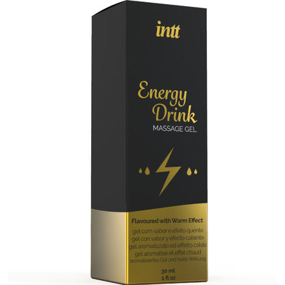 INTT MASSAGE & ORAL SEX - GEL DE MASAJE CON SABOR COMESTIBLE Y EFECTO CALOR
